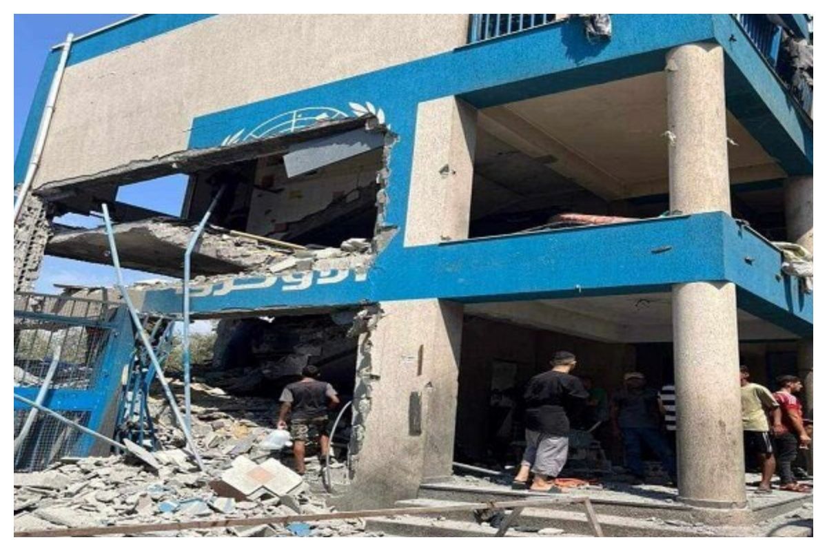 بمباران مدرسه آنروا در النصیرات توسط اسرائیل + تعداد کشته‌ها و مجروحان