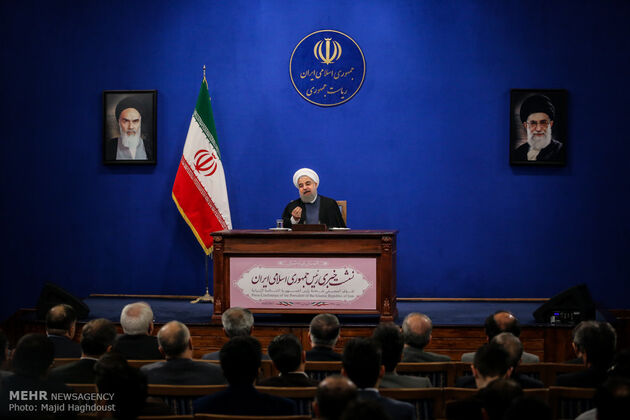 دهمین کنفرانس خبری رئیس جمهوری