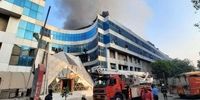 ۱۰ کشته بر اثر آتش سوزی در بیمارستان کرونایی هند
