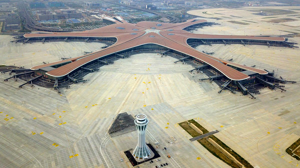 ساخت بزرگ‌ترین فرودگاه جهان در پکن +تصاویر