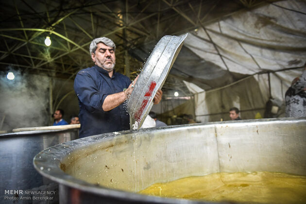 طبخ 80 تن آش در شیراز