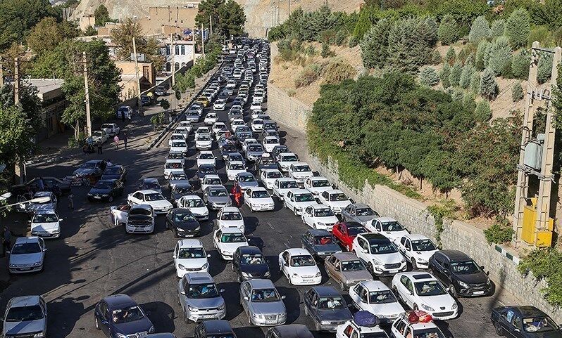 جاده چالوس قفل شد