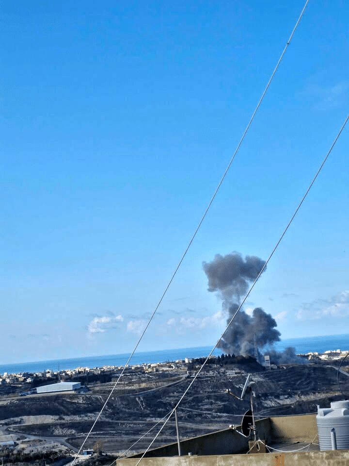 حمله هوایی اسرائیل به جنوب لبنان/ عکس