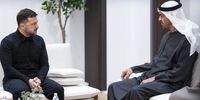 دیدار و رایزنی بن زاید و زلنسکی در ابوظبی / ماجرا چیست؟