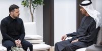 دیدار و رایزنی بن زاید و زلنسکی در ابوظبی / ماجرا چیست؟