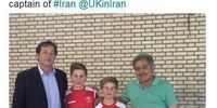 پسران سفیر انگلیس در مدرسه فوتبال پرسپولیس +عکس