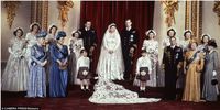 تصاویر زیر خاکی از مراسم ازدواج ملکه الیزابت و پرنس