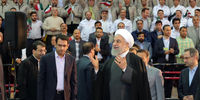 حضور روحانی در مراسم جشنواره ملی قدردانی از کارگران +تصاویر