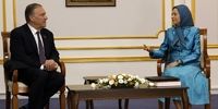 تصاویری از دیدار وزیر خارجه دولت ترامپ با مریم رجوی