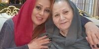 نسرین مقانلو باز هم عزادار شد
