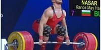 این وزنه‌بردار رکورد جهانی را شکست