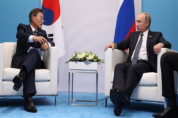 دیدار رؤسای جمهور روسیه و کره جنوبی درباره کاهش تحریم‌های کره شمالی