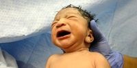 عکسی تلخ از چهره معصوم نوزاد تازه رها شده در خیابان!