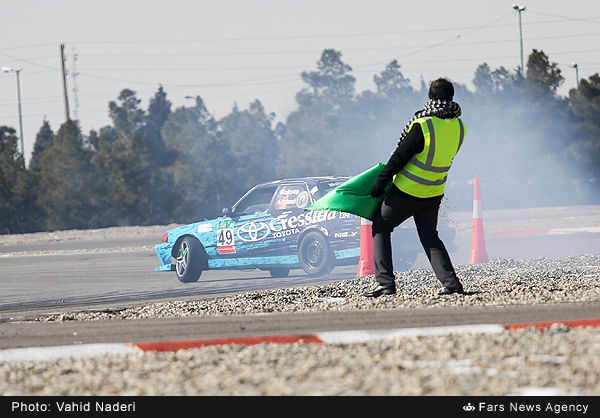پایان چهارمین راند مسابقه قهرمانی اتومبیل رانی ایران +تصاویر