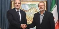 هاکان فیدان به دیدار لاریجانی رفت +تصاویر