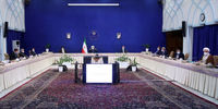 جلسه مشترک حسن روحانی، قالیباف و رئیسی