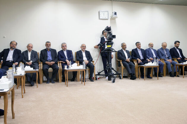 دیدار هیئت دولت با رهبری