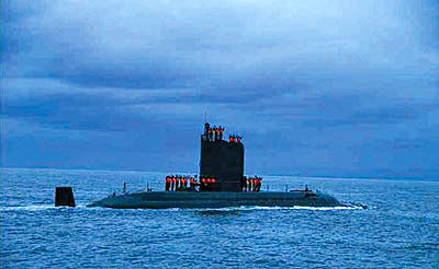 ورود زیردریایی بریتانیا به مدیترانه