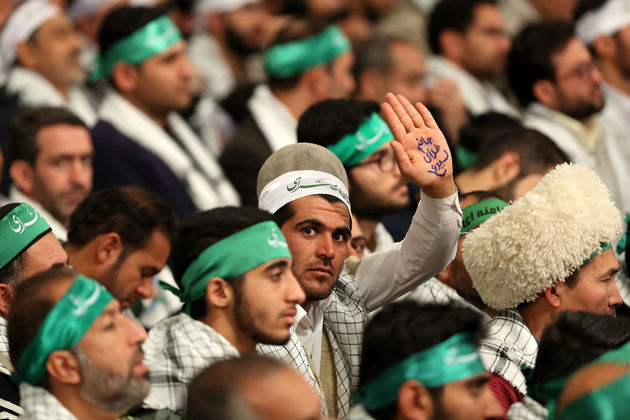 تصاویر دیدار هزاران نفر از بسیجیان با مقام معظم رهبری