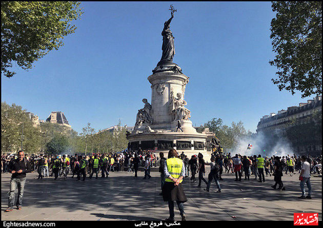 جلیقه زردهای پاریس عکس: فروغ علایی