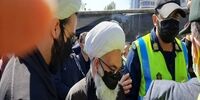 تصاویر فرزندان علامه حسن‌زاده آملی در مراسم تشییع پدر بزرگوارشان