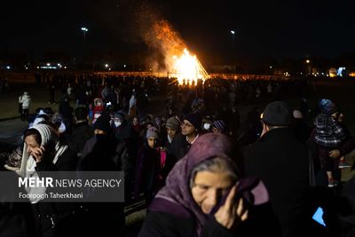 تصاویری جذاب از آئین برگزاری جشن سده کرمان ببینید+ عکس