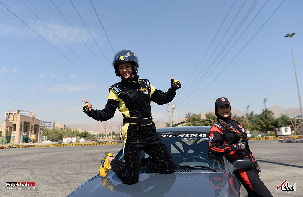 خواهران قهرمان اتومبیلرانی زنان در ایران
