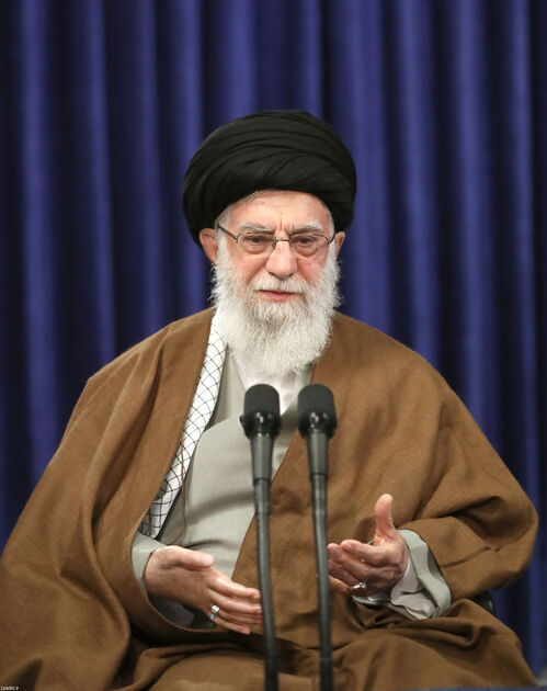 تصاویر حضور ویدئوکنفرانسی رهبری در جلسه ستاد ملی مبارزه با کرونا