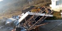 تخریب یک بنای لاکچری غیرمجاز در چالوس با حکم قضایی