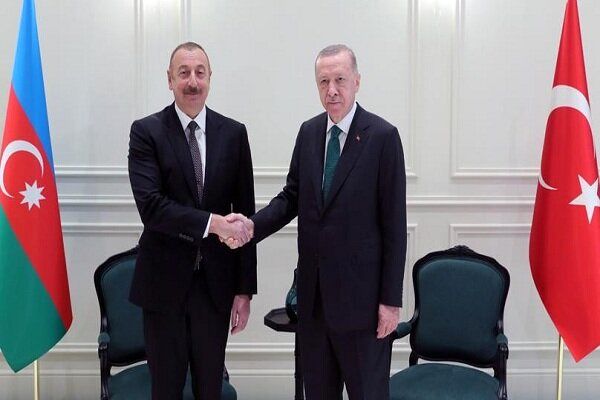 دیدار و گفتگوی اردوغان  با همتای آذربایجانی