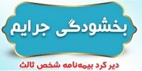 جرائم بیمه‌های شخص ثالث بخشیده شد
