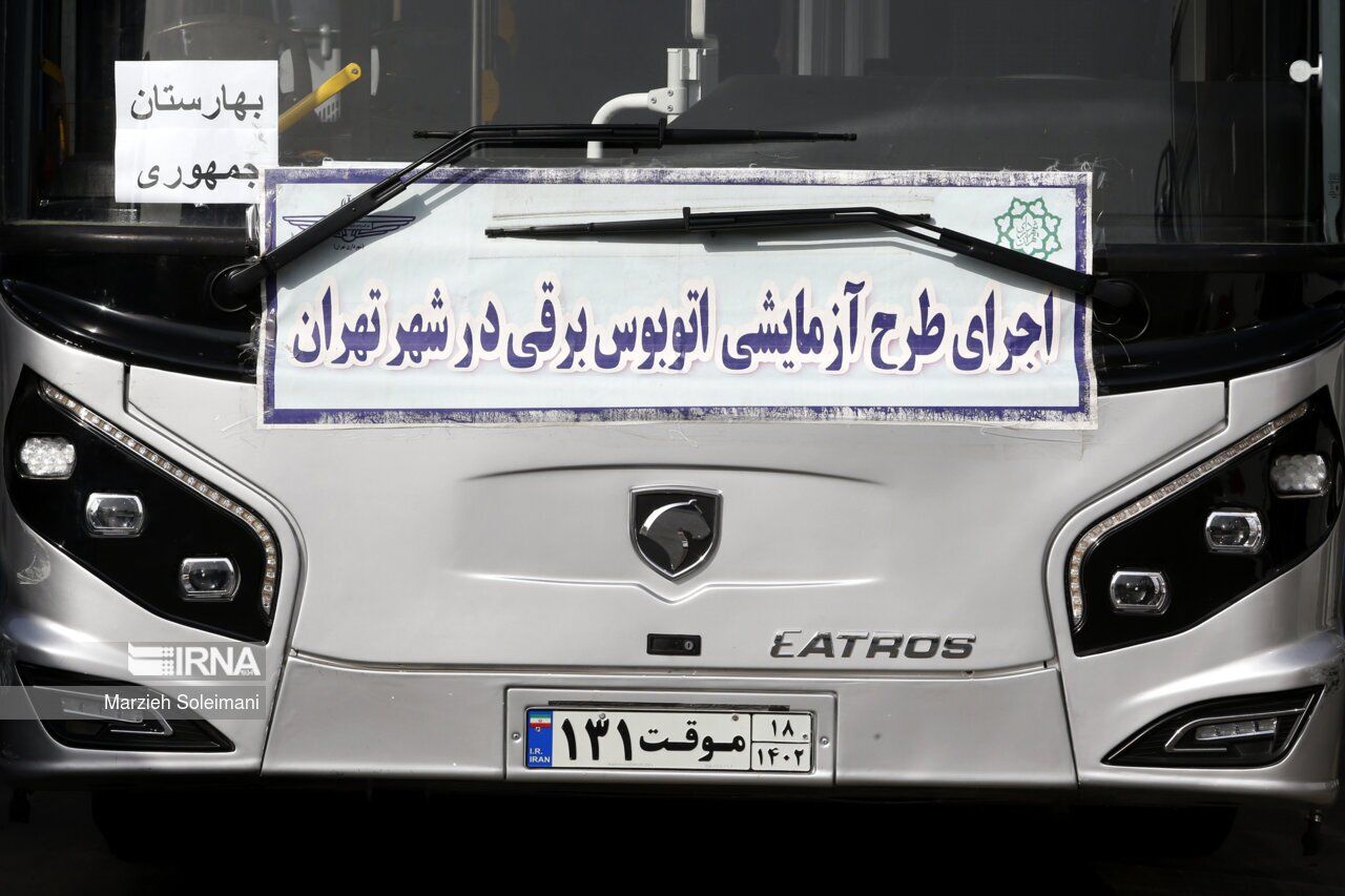 آغاز فعالیت اولین اتوبوس برقی در تهران