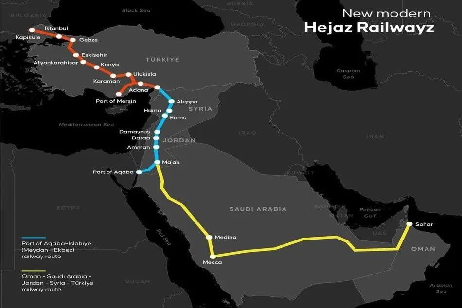 کریدور ۱۷ میلیارد دلاری حجاز؛ مسیر تجارت بدون تنگه هرمز | طرحی که جایگاه ترکیه و عمان را تقویت می‌کند و چالش جدی برای ایران و امارات است 
