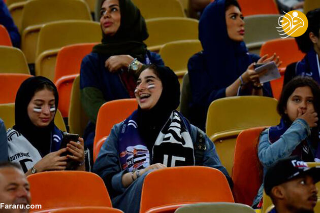 زنان عربستانی تماشاگر سوپرکاپ ایتالیا