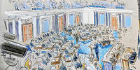 ماجرای مجادله  ۱۳ ساعته در نخستین روز محاکمه دونالد ترامپ