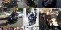 مدیران موتور سوار بدون کلاه +عکس 