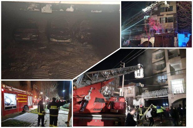 آتش‌سوزی ساختمان مسکونی در کرمانشاه مهار شد/ دو نفر جان باختند