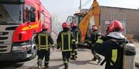 حریق هولناک یک کارخانه در قم + تصاویر