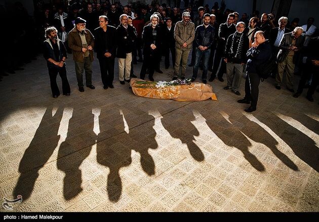 مراسم تشییع پیکر مرحوم محمد زرین‌دست