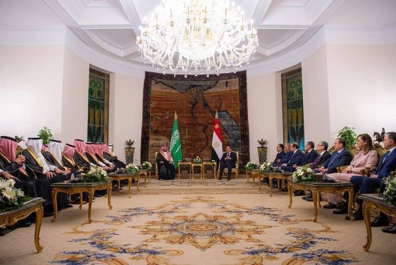 جزئیات دیدار و گفتگوی ولیعهد سعودی با رئیس‌جمهور مصر 