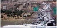 ترافیک سنگین 10 کیلومتری/محور سراوان - امامزاده هاشم قفل شد