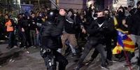 پلیس  اسپانیا با معترضان در مادرید درگیر شد/ جدال پلیس و معترضان در مادرید 