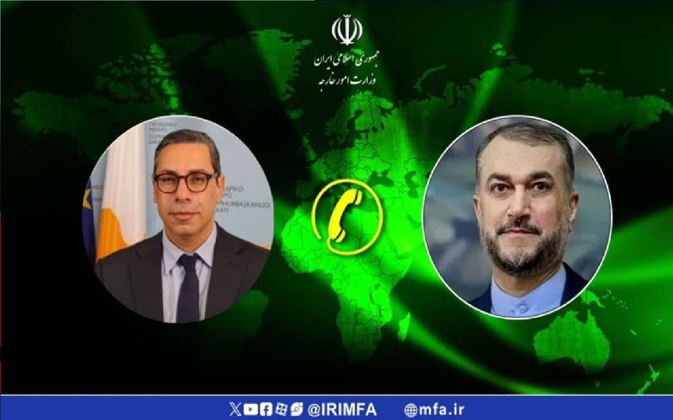 تماس تلفنی وزیران خارجه ایران و قبرس