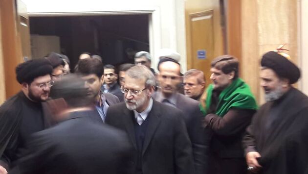 وداع با پیکر هاشمی شاهرودی
