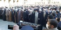 پیکر آیت الله مصباح یزدی در حرم حضرت معصومه (س) آرام گرفت

