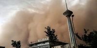 باد شدید، رگبار و رعد و برق در تهران