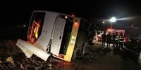 تصادف مرگبار اتوبوس قم- مشهد