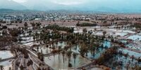 فوری / طغیان یک رودخانه در هرمزگان / روستاها زیر آب رفتند + تصاویر