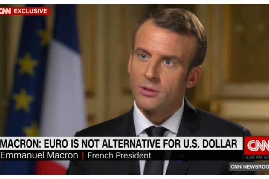 ماکرون: ترامپ پذیرفت که ما در برجام بمانیم/ یورو جایگزین مناسبی برای دلار نیست