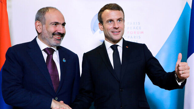 رایزنی تلفنی نخست وزیر مستعفی ارمنستان با رئیس جمهور فرانسه